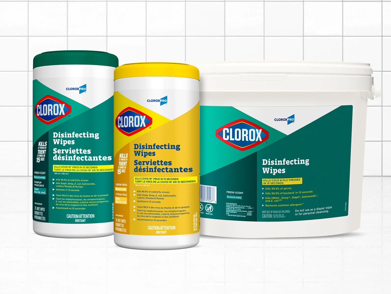Destroy Cold & Flu Germs with Clorox<sup>®</sup> Disinfecting Wipes